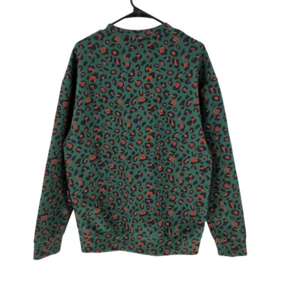 Dear Deer Men's Green Leo Long Sleeve Sweatshirt - S - Picture 5 of 7